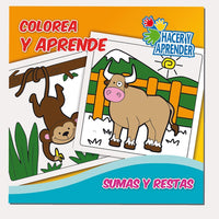 Colorea Y Aprenda Suma Y Resta - 1