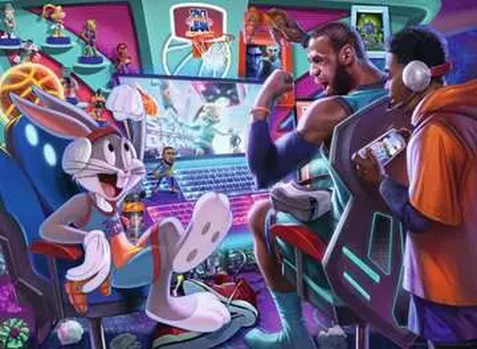 Rompecabezas Bugs Bunny: Space Jam Gamestation 300 Piezas XXL Ravensburger