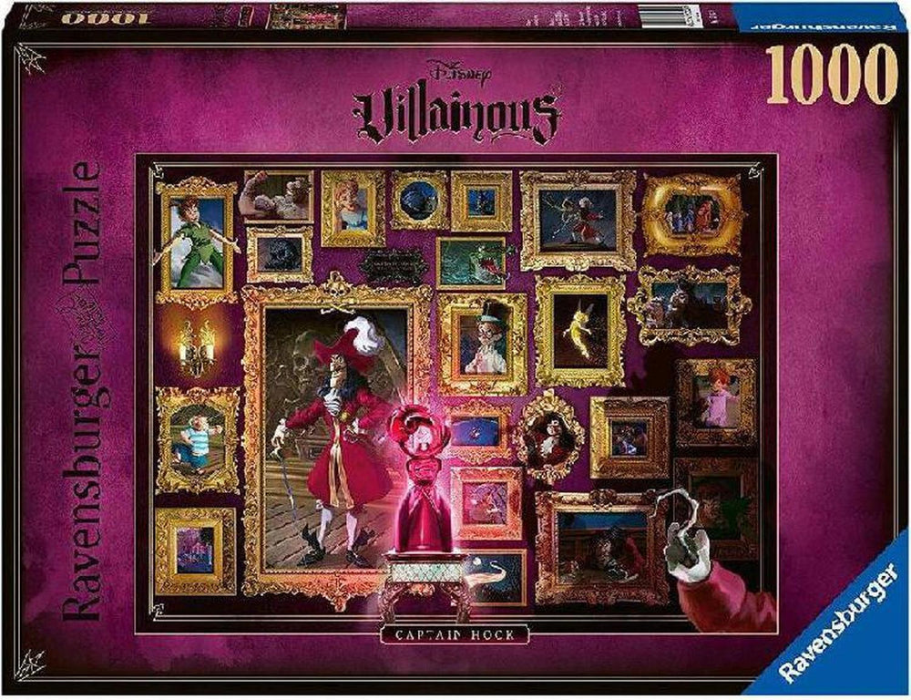 Rompecabezas Disney Villanos: Capitan Hook 1000 Piezas Ravensburger