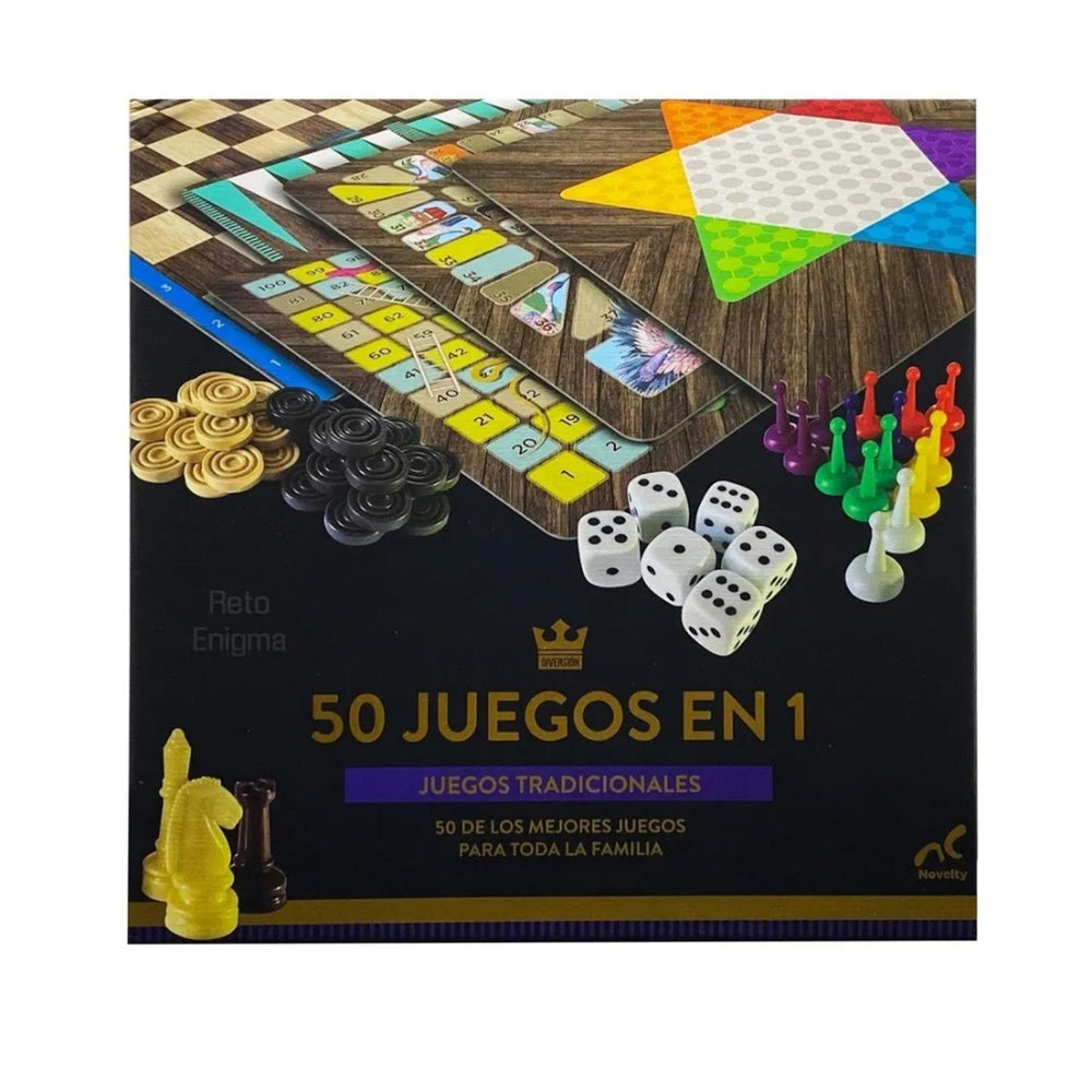 50 Juegos En 1, Tradicionales 2 A 9 Jugadores