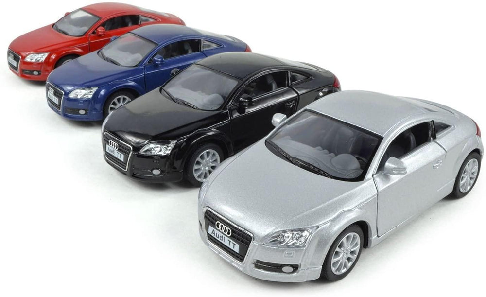 Audi TT Coupe 2008 1:32 Scale Black/Blue/Red/Silver Kinsmart