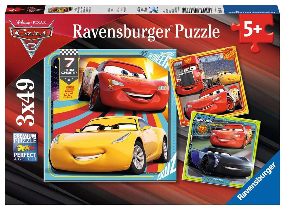 Rompecabezas Leyendas Car 3x49 Piezas Ravensburger