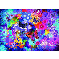 Rompecabezas Flores Y Mariposas De Colores Grafika 1500 Piezas - 2