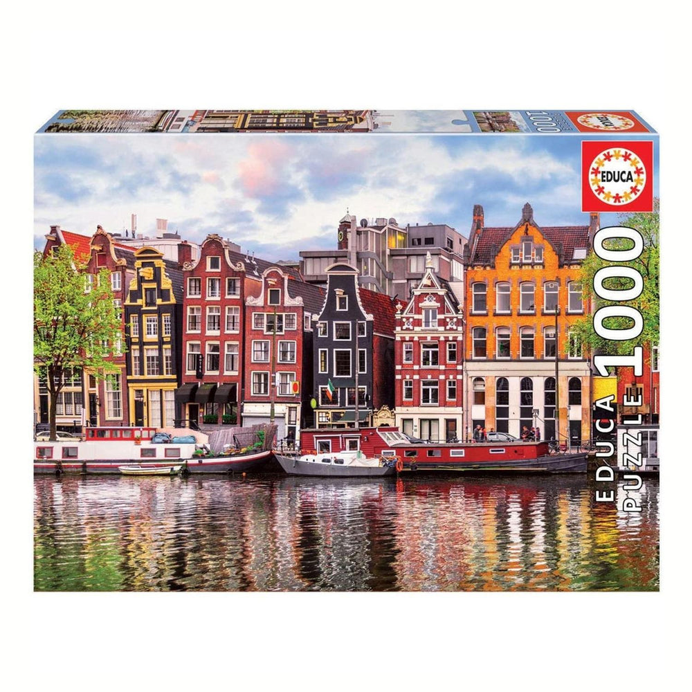 Rompecabezas Casas Flotantes Amsterdam 1000 Piezas