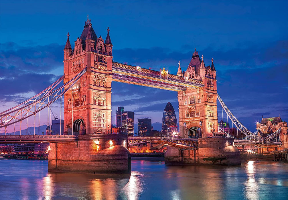 Rompecabezas Tower Bridge por la Noche 1000 Piezas