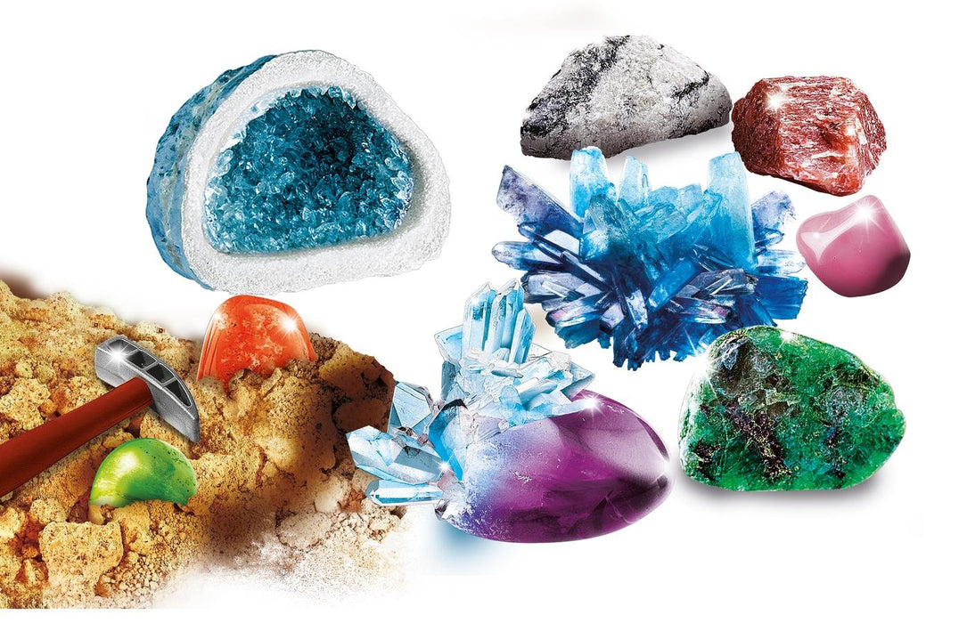 Juego De Excavación Cristales y Minerales Ciencia Clementon