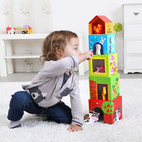 Juego De Bloques Apilables- Animales 10 Piezas Nesting Boxes - 3