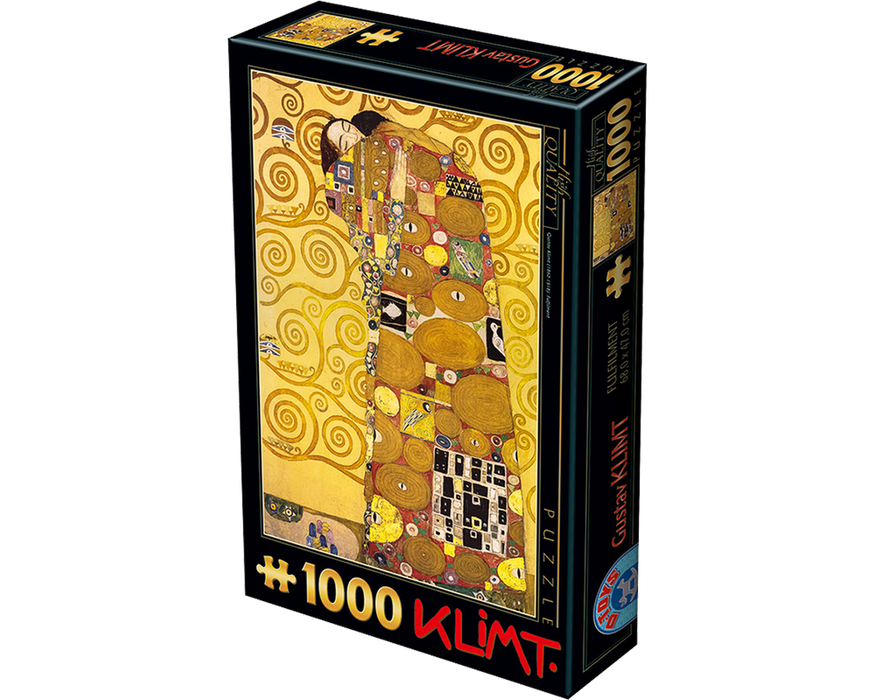 Rompecabezas Klimt: El Abrazo 1000 Piezas D-Toys