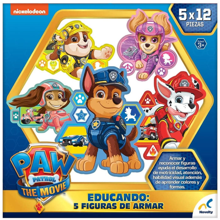 Rompecabezas 5 en 1 Paw Patrol The Movie