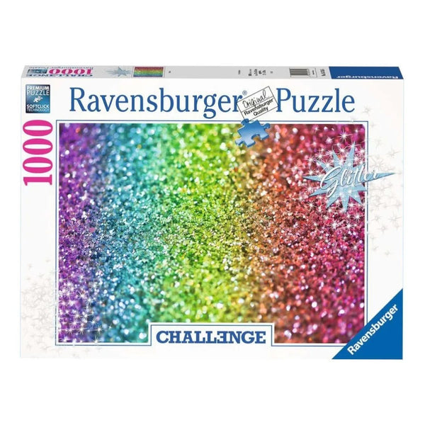 Rompecabezas Brillantina Challenge Gliter 1000 Piezas Ravens