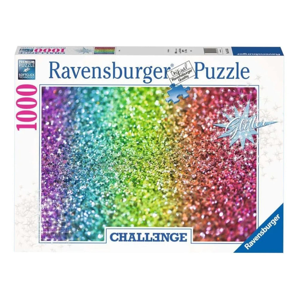 Rompecabezas Brillantina Challenge Gliter 1000 Piezas Ravens