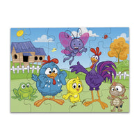 Rompecabezas Pieza Gigante Gallina Pintadita 24 Pz Infantil - 2
