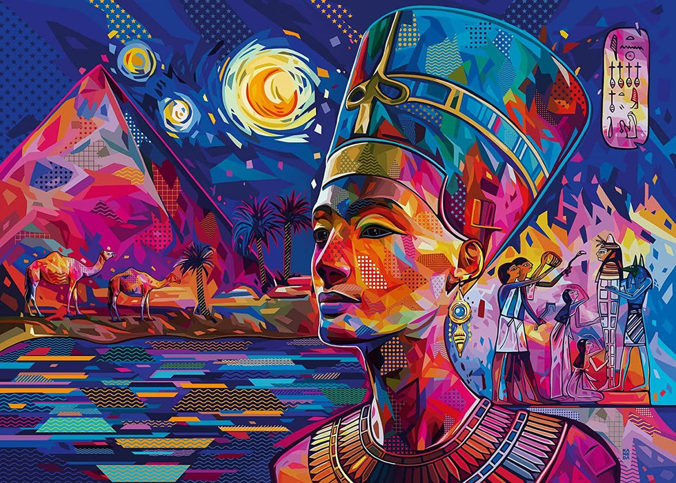 Rompecabezas Nefertiti en el Nilo 1000 piezas Ravensburger