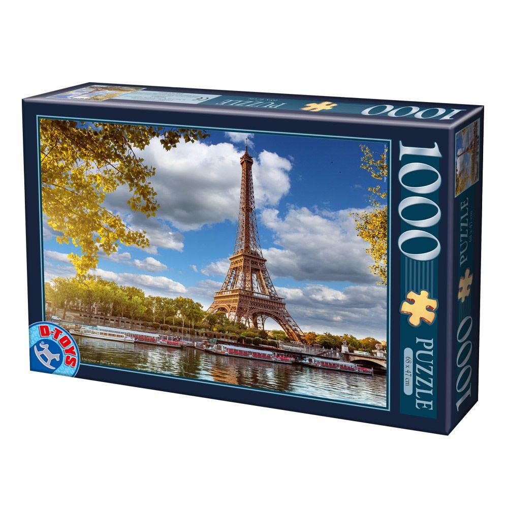 Rompecabezas Torre Eiffel 1000 Piezas D-Toys
