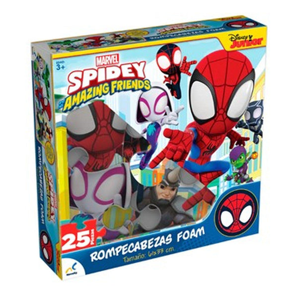 Rompecabezas de Foamy Spidey y Amigos 25 Piezas