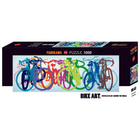 Rompecabezas Bike Art Bicicletas De Color 1000 Piezas - 1