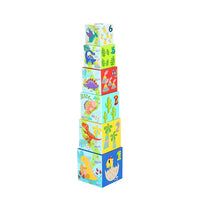 Juego De Bloques Apilables- Dinosaurios 12 Pz Nesting Boxes - 5