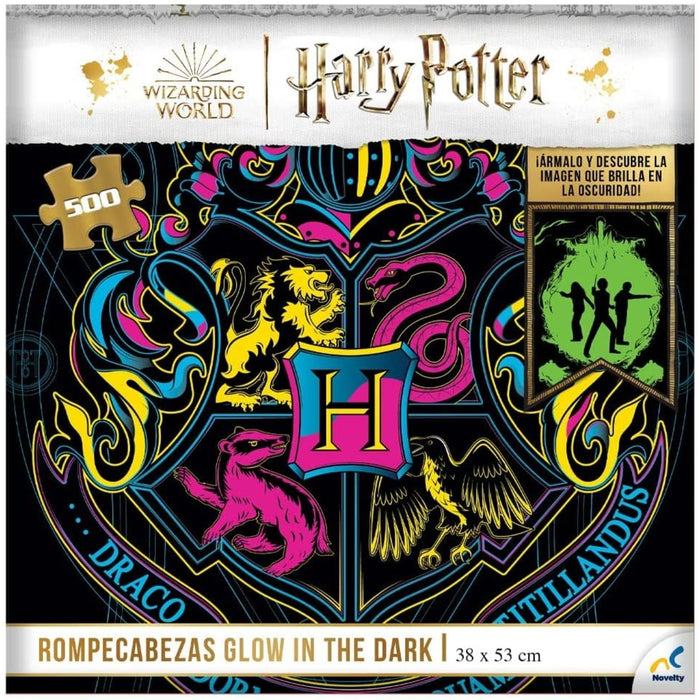 Rompecabezas Harry Potter Glow In The Dark 500 Piezas