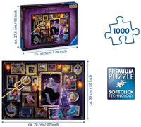 Rompecabezas Disney Villanos Ursula De 1000 Piezas Ravensburger - 3