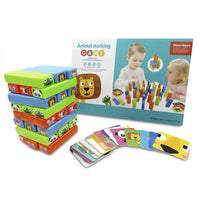 Torre Apilable Para Bebes Animales Educativo 48 Pz - 1