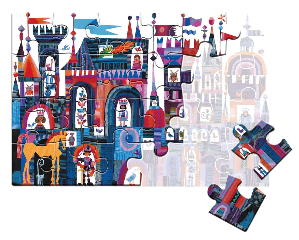 Rompecabezas Castillos Pz (Puzzle Piso Go Green) Clementoni