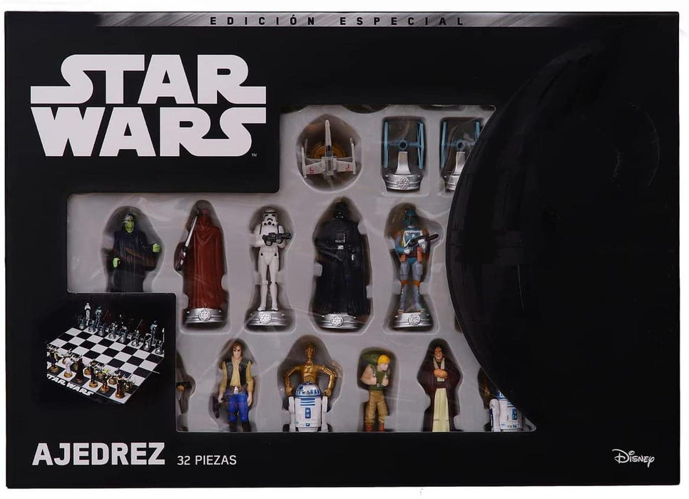 Ajedrez Star Wars Coleccionable Guerra De Las Galaxias