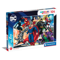 Rompecabezas 104 DC Comics Liga De La Justicia Super Frie 100 Piezas - 1