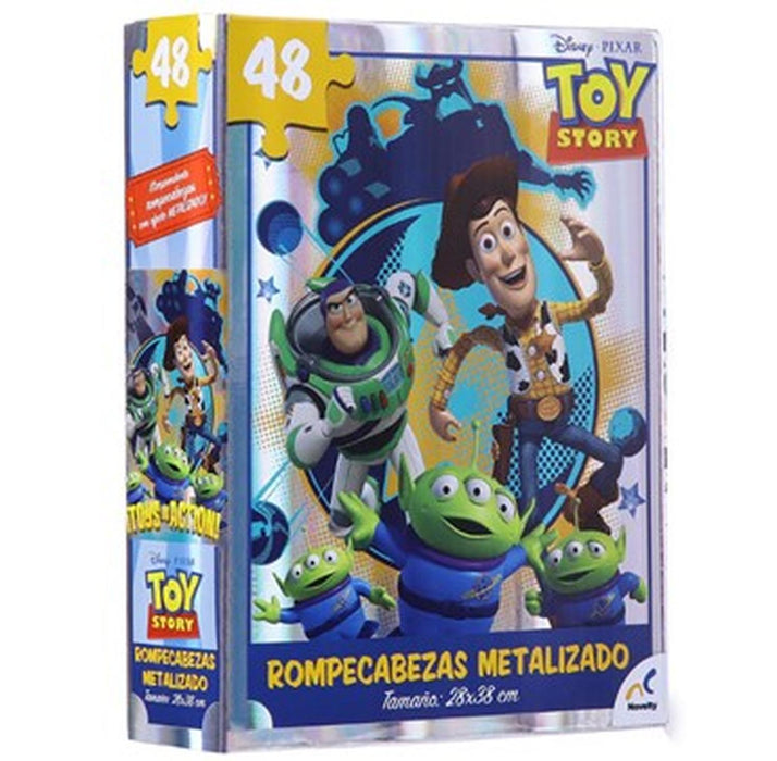 Rompecabezas Metalizado Toy Story 48 Piezas