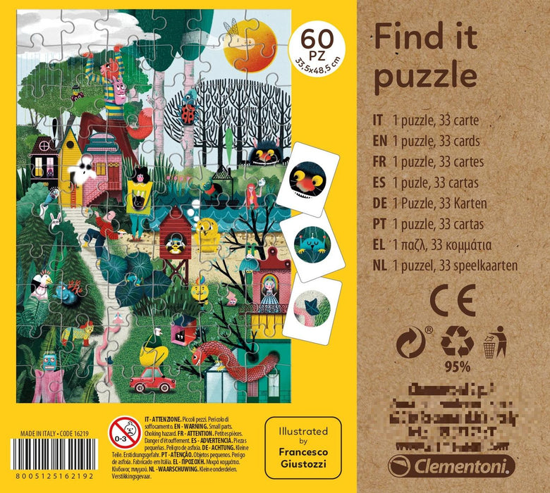 Rompecabezas 60 Mi Jardin + 33 Tarjetas (Find It Puzzle Go Green)