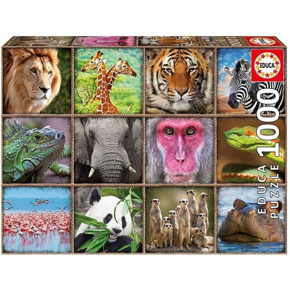 COLLAGE DE ANIMALES SALVAJES