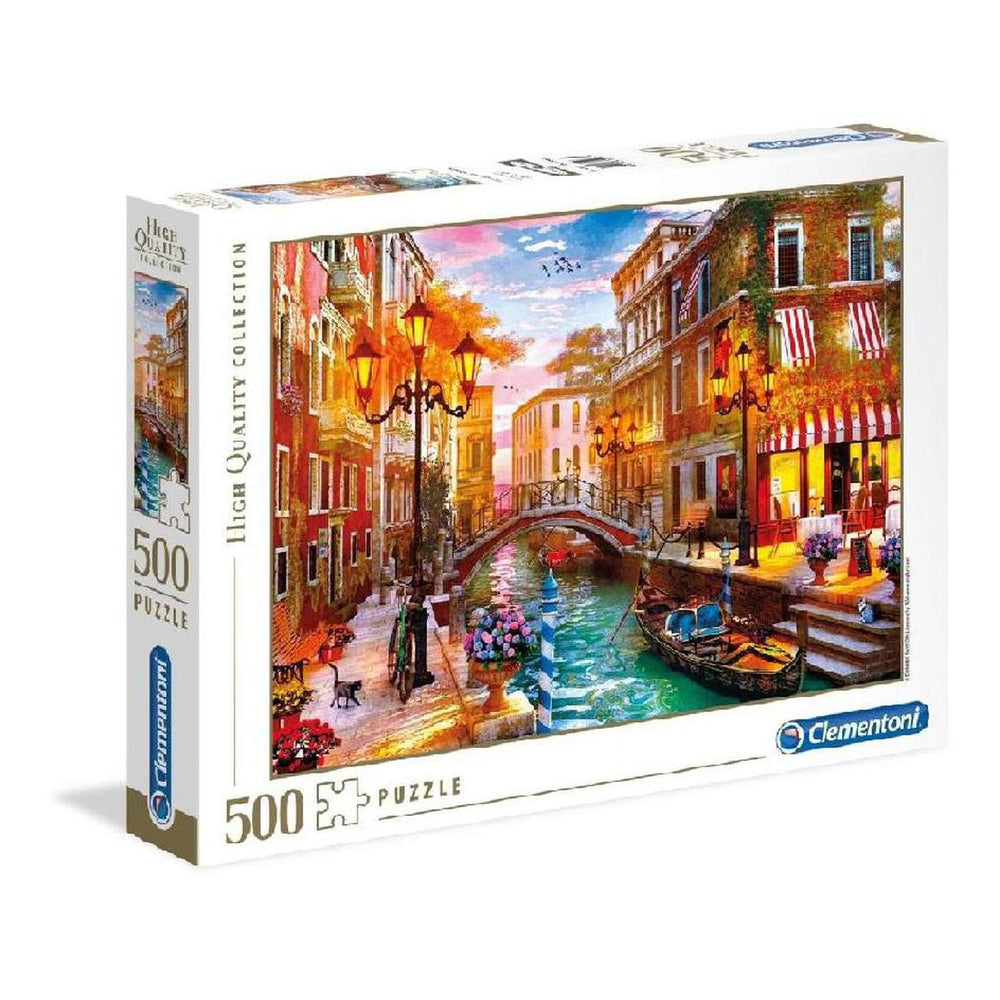 Rompecabezas Puesta De Sol En Venecia 500 Piezas Clementoni