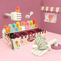 Juguete De Helados Para niños,Madera, Didactico,87 Piezas - 2