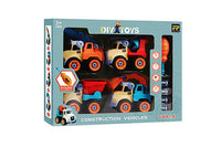 Kit 4 en 1 Vehiculos De Construcción DIY 11 cm altura - 5