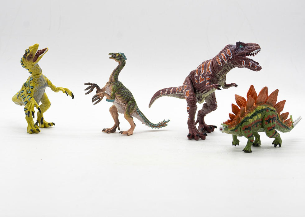 Dinosaurios de Juguete con Movimiento para Niños Kit con 4 piezas