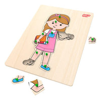 Niña Rompecabezas De De Madera Diako - 1