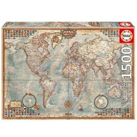 Rompecabezas Mapa Del Mundo - 1