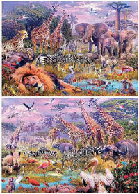 Rompecabezas Animales Salvajes (2X100)Pz - 1