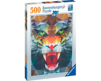ROMPECABEZAS TIGRE POLIGONAL 500 PIEZAS RAVENSBURGER - 1