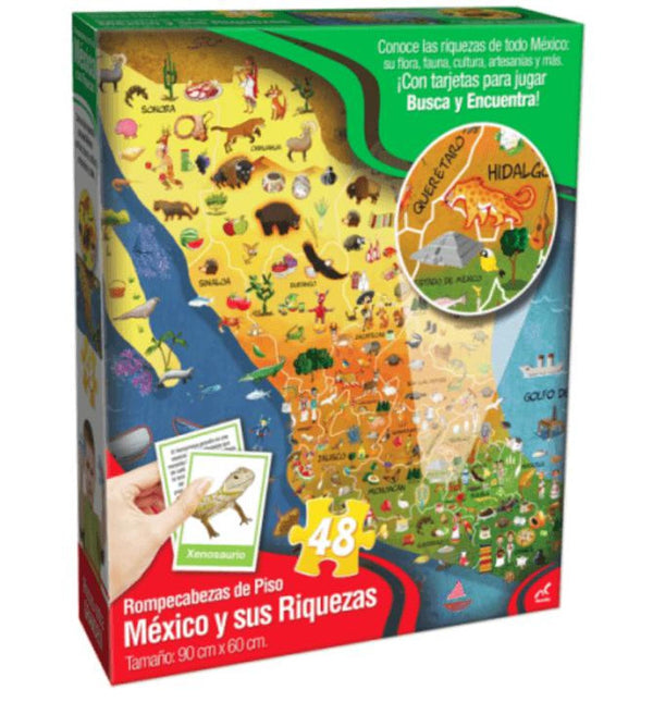 Republica Mexicana Rompecabezas De Piso Novelty