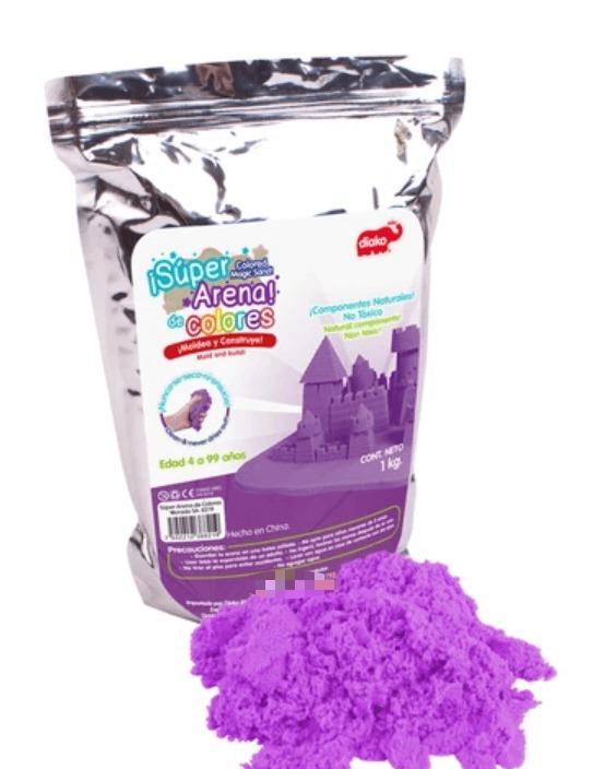 Super Arena Color Morado 1 Kg