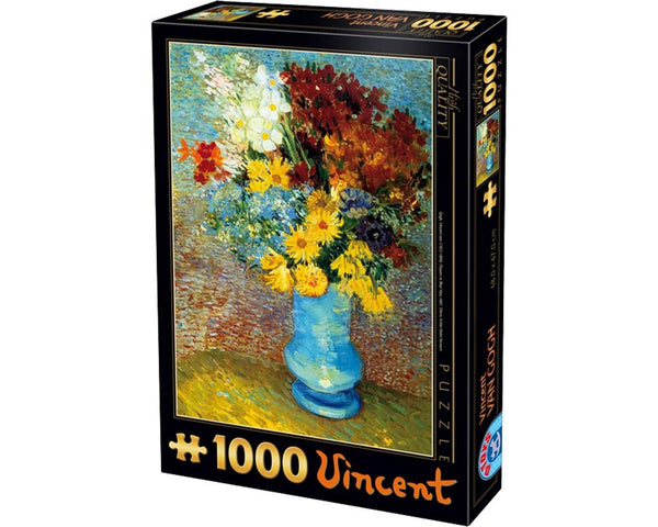 Rompecabezas Van Gogh Flores En Un Florero 1000 Piezas