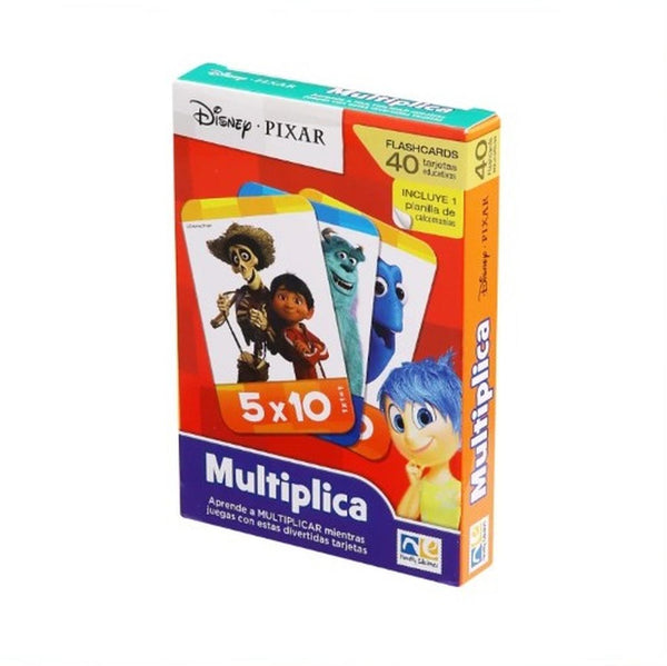 Juego Flash Cards Multiplicador Disney 40 Tarjetas