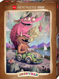 Rompecabezas Zozoville Viaje Por Carretera 2000 Pz - 1