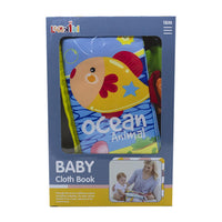 Libro Textura Cuento Del Oceano Tela Suave Bebes - 4