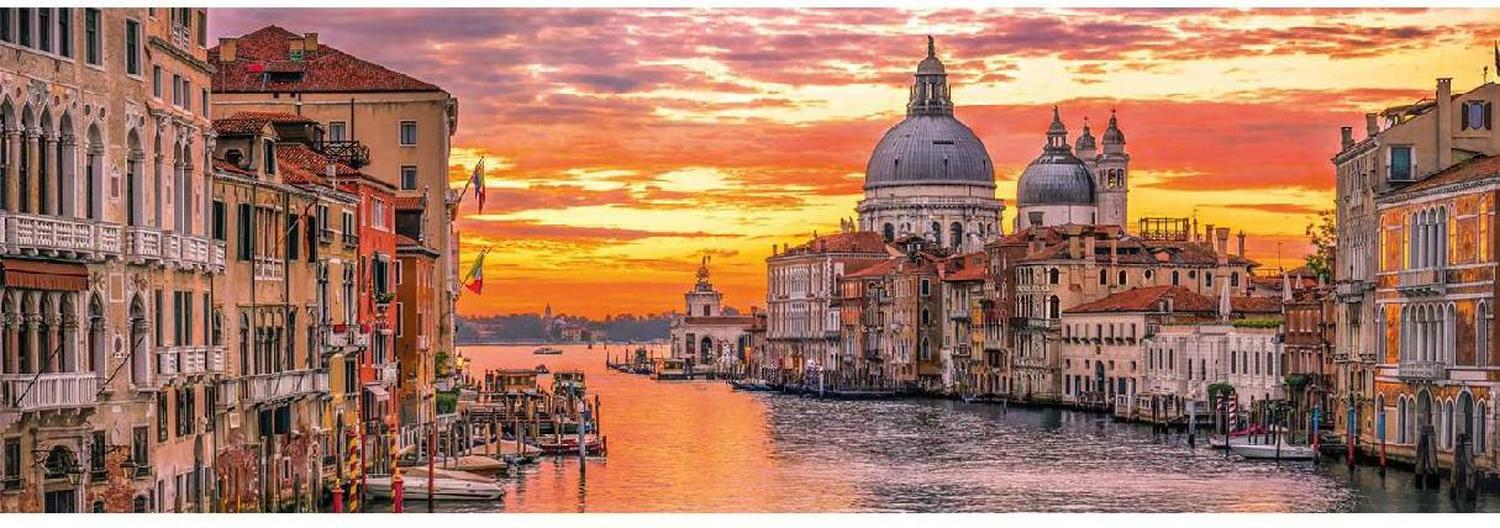 Rompecabezas Gran Canal De Venecia Panoramico 1000 Piezas Clementoni