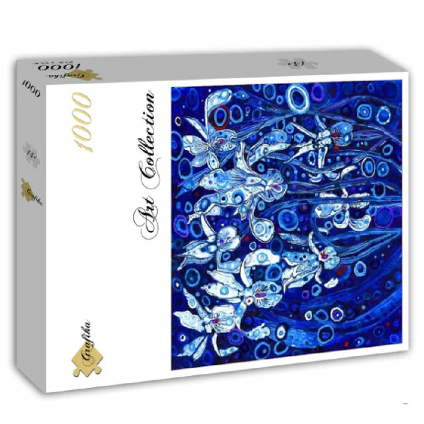 Rompecabezas Iris Azul  Grafika 1000 Piezas