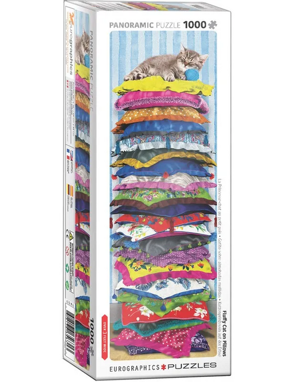 ROMPECABEZAS GATITA EN ALMOHADAS 1000 PIEZAS EUROGRAPHICS