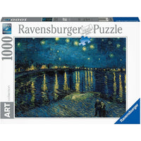 Rompecabezas Van Gogh: Noche Estrellada 1000 Piezas Ravensburger - 1