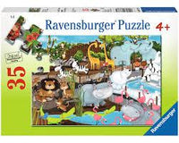 Un Dia En El Zoologico Rompecabezas De Ravensburger - 1