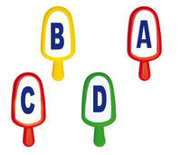Paleta Alfabeto 14 Pzs En Charola - 1